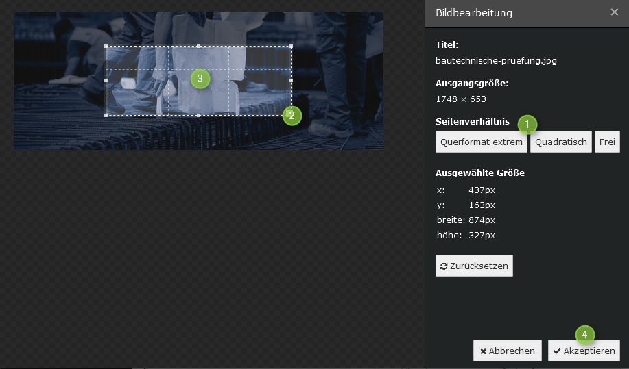 TYPO3 Bildeditor